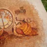 “Melancholy Time” Linen Shopping Bag 