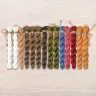 Set of OwlForest Hand-Dyed Threads for the “At the Bath House” Chart (Thread Trade n.a. Kirov)