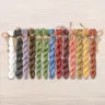 Set of OwlForest Hand-Dyed Threads for the “Krylov's Fables” Charts (Thread Trade n.a. Kirov)