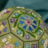 Digital embroidery chart “Flower Quaker Ball”