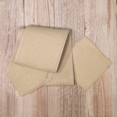 Fabric with binding for the “Pumpkin Bow” chart