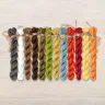 Set of OwlForest Hand-Dyed Threads for the “Forest Houses. The Goose and the Fox” Chart (Thread Trade n.a. Kirov)