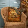 “Autumn Forest Edge” Linen Shopping Bag 
