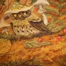 “Autumn Forest Edge” Linen Shopping Bag 