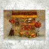 “Autumn Shop” Postcard